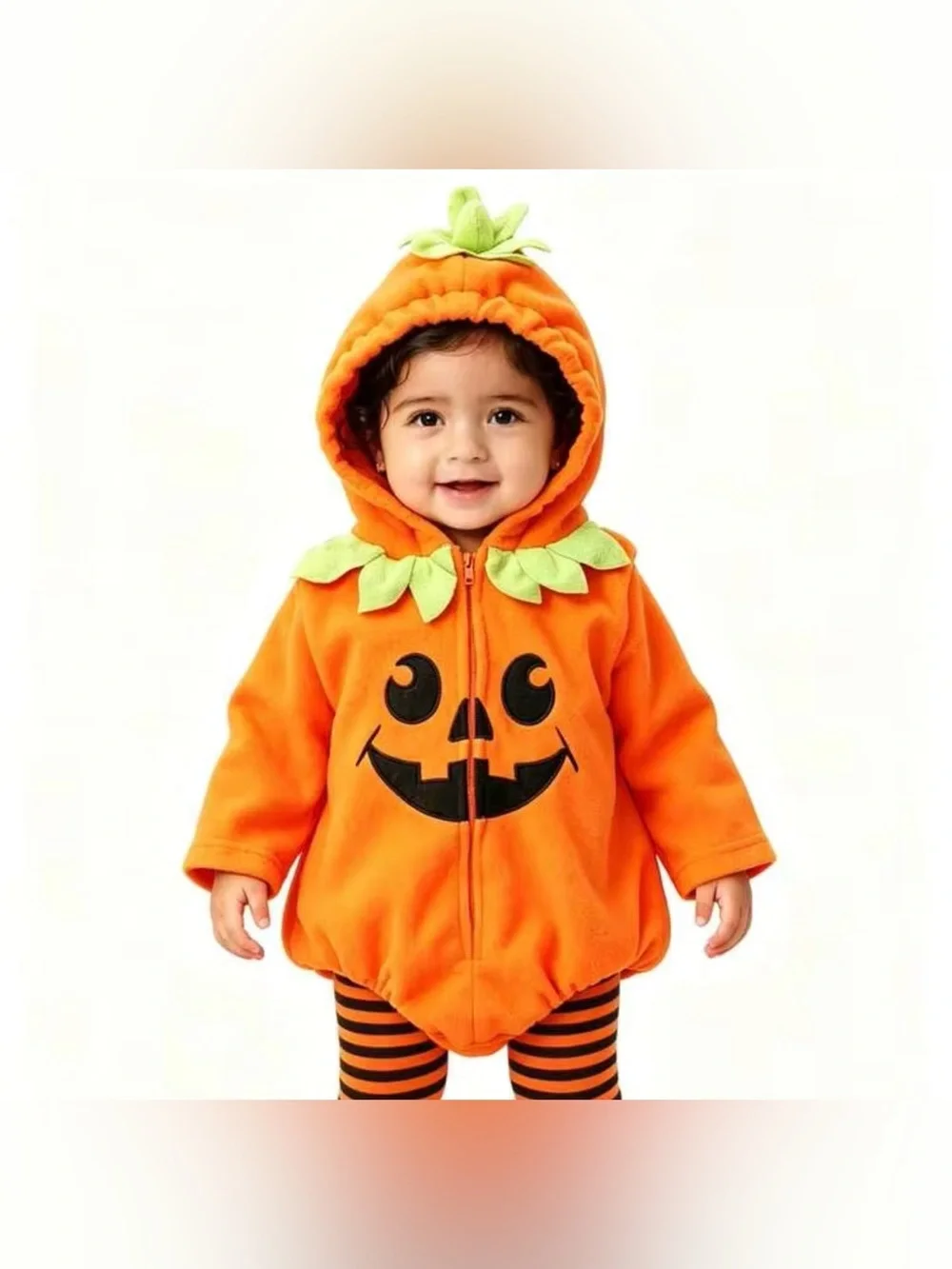 ADORABLE ORANGE 🎃 BABY PUMPKIN 🎃 HALLOWEEN COSTUME SIZE 12-18 MO (80) 🌟EUC🌟